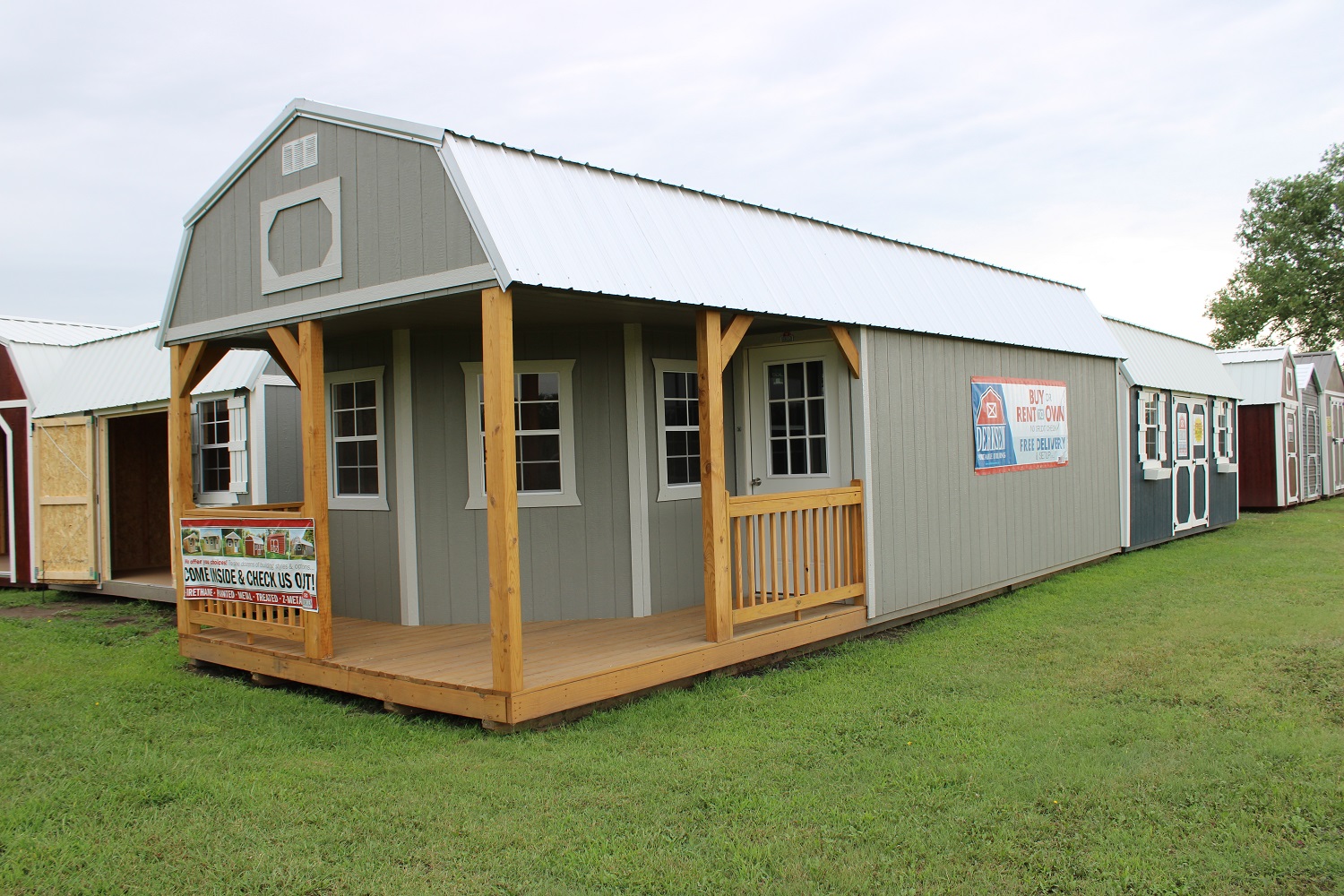 Summer Sale X Deluxe Lofted Barn Cabin With Extra Height