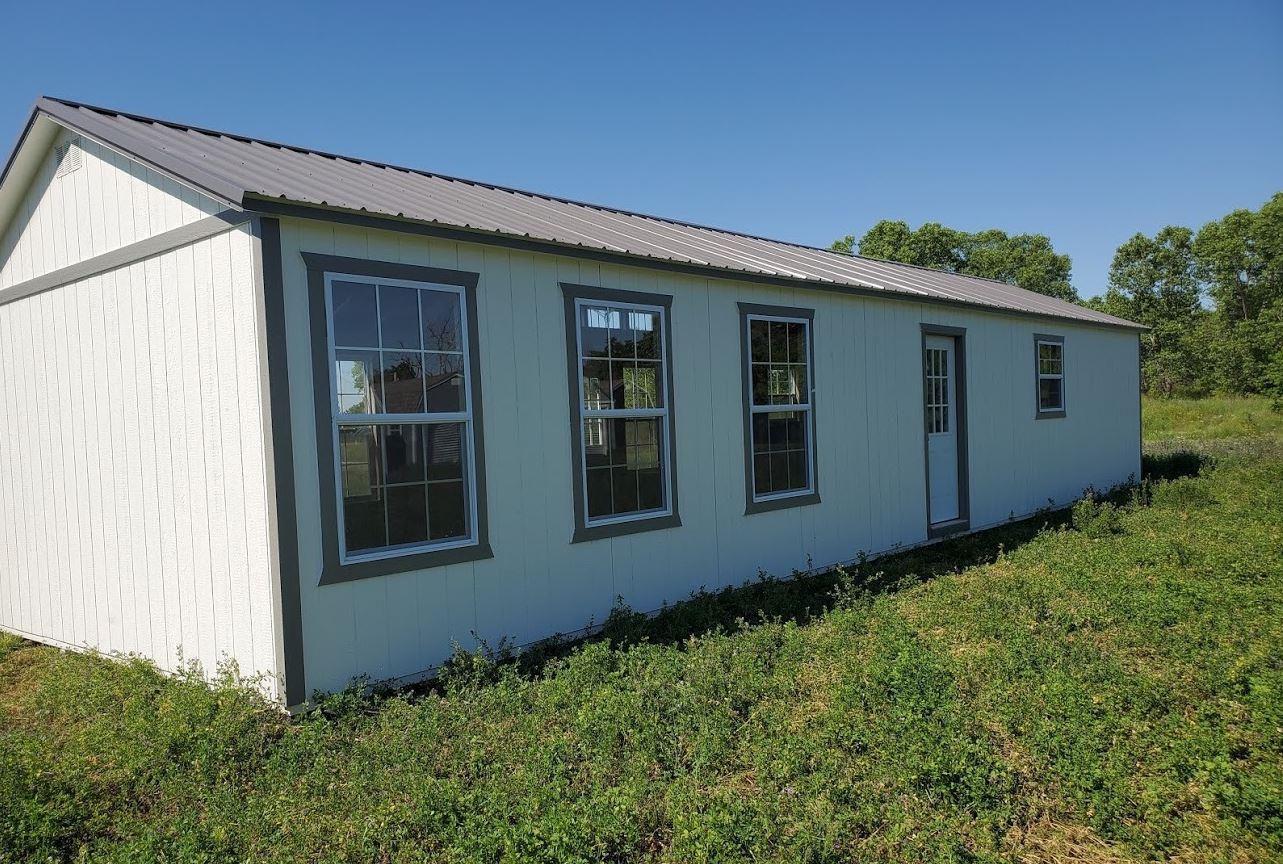 16'x50' Utility Cabin with Transom Dormer - Projective Fabrication