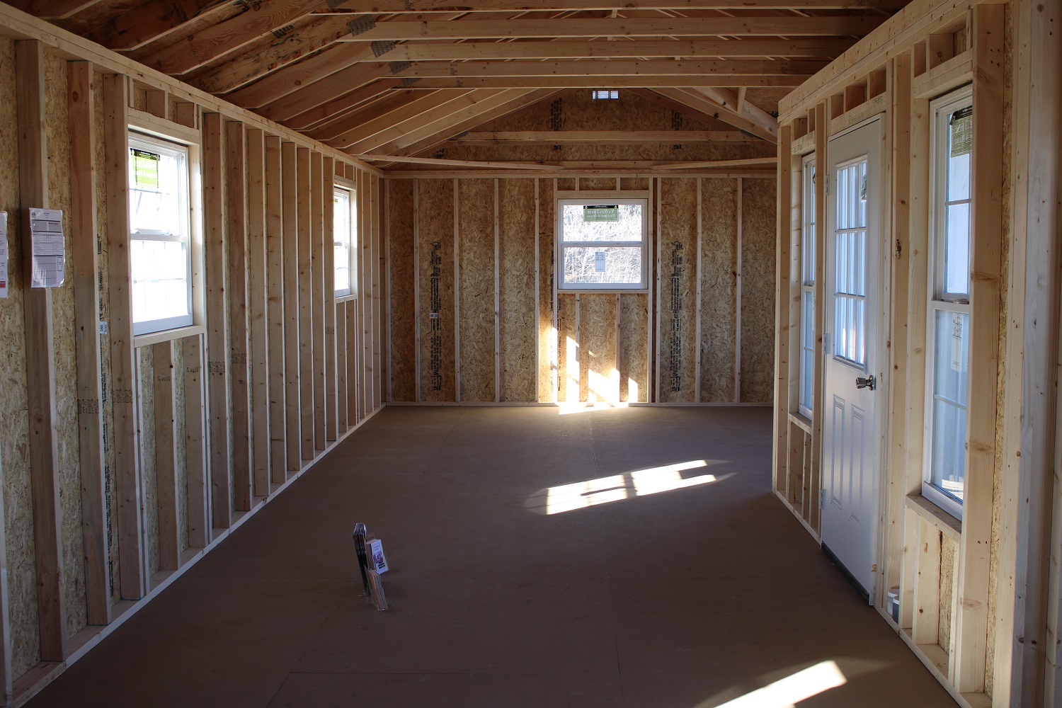 16'x40' Side Cabin with Dormers by Derksen Portable Buildings. Projective Fabrication