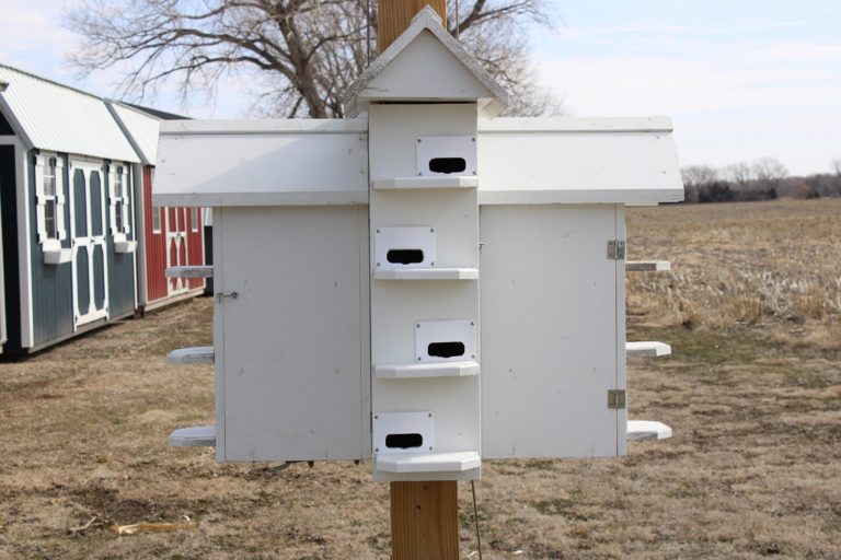 AmishBuilt Purple Martin House and Winch Pole Projective Fabrication