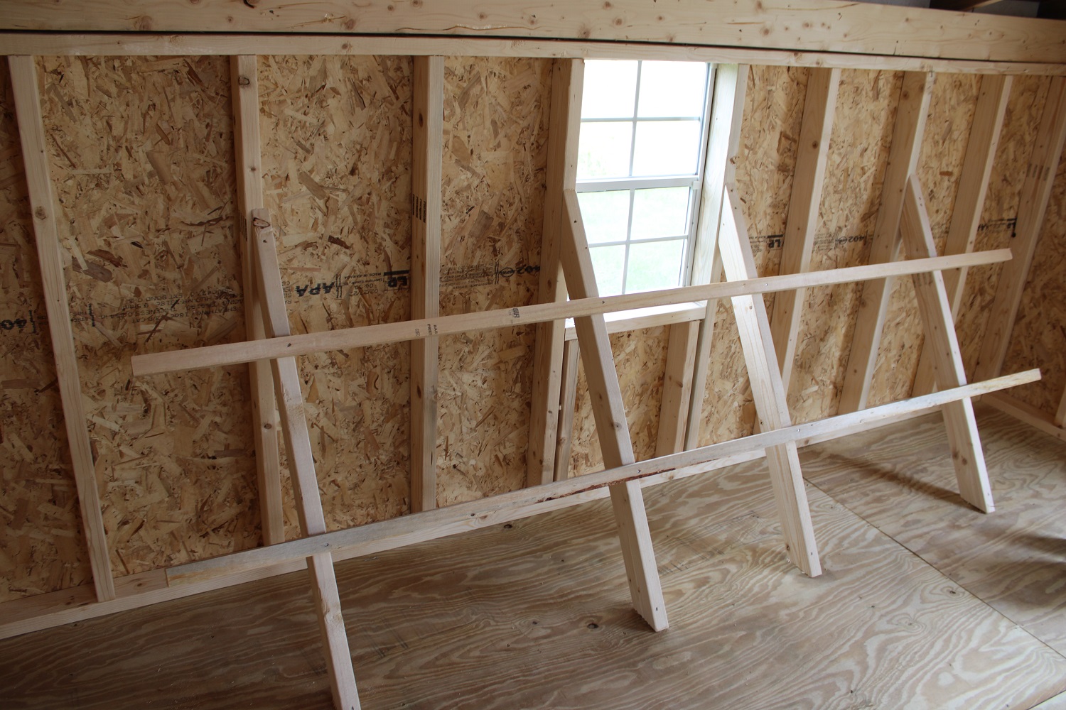 8'x12' Chicken Coop with 8' Run, Solar Chicken Door and Two 4-Section ...