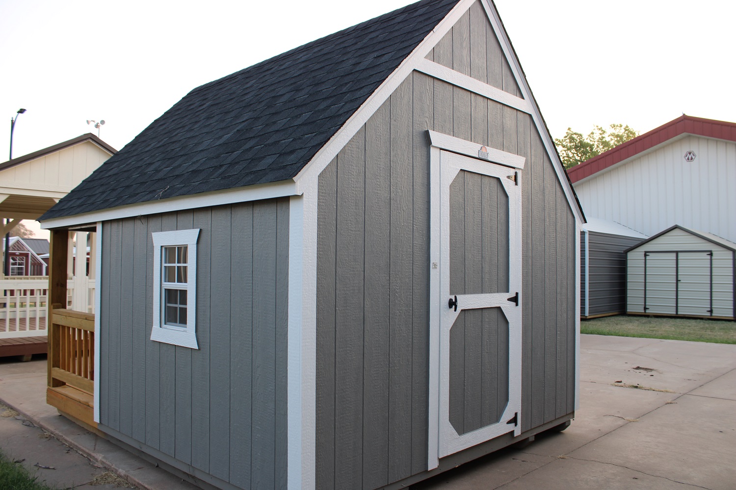 5% Fall Sale 10'x12' Playhouse/Hideout Derksen Portable Buildings ...
