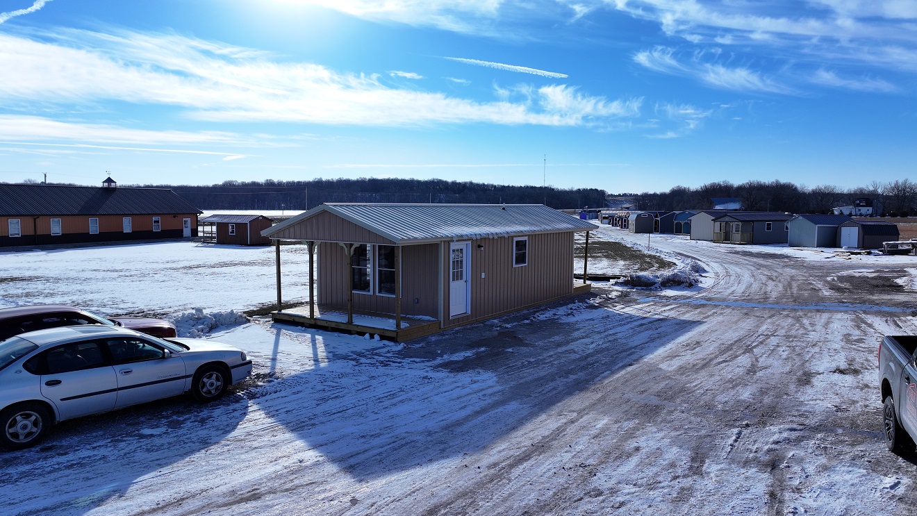 16'x40' Double Porch Cabin, 